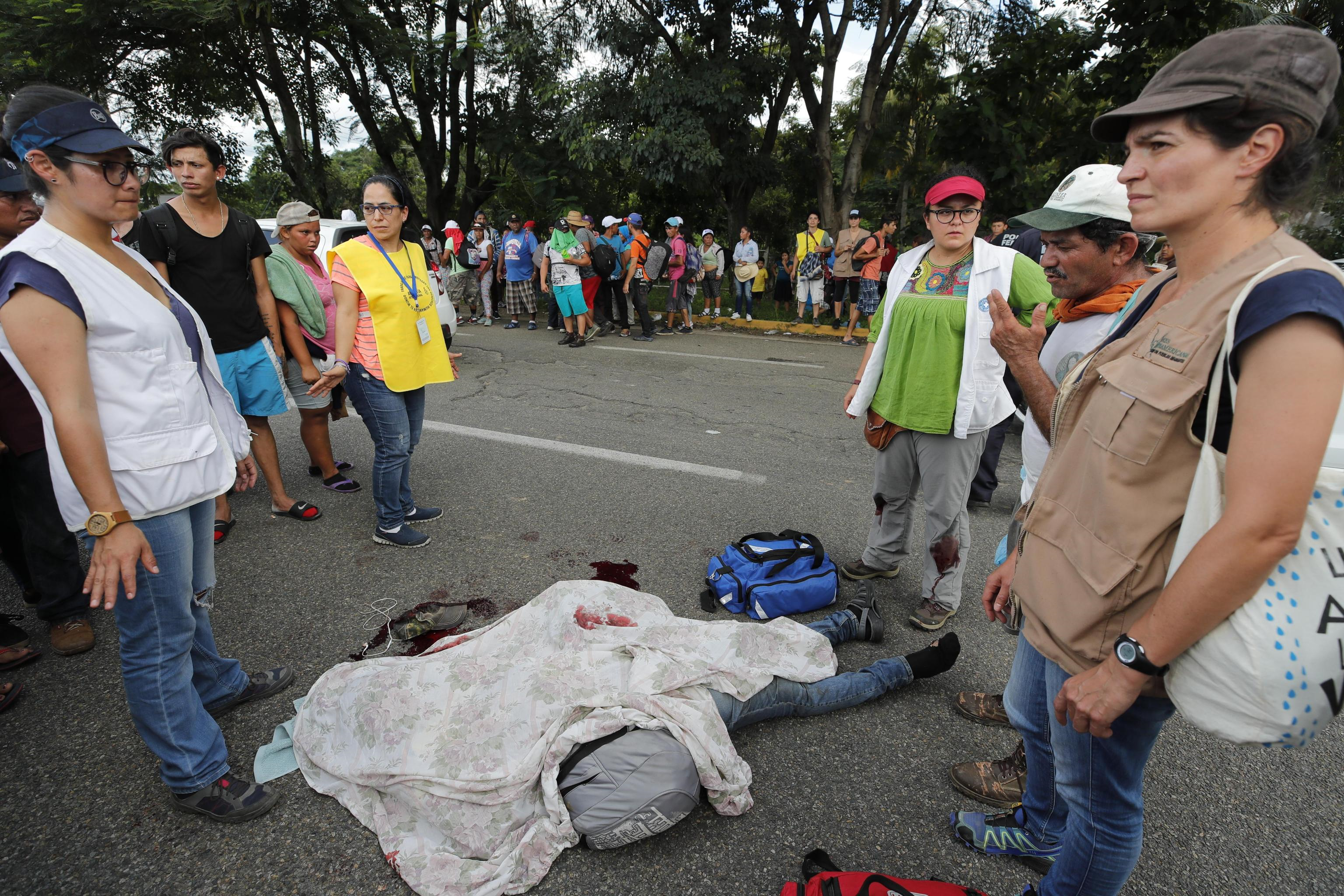 Un migrante è morto dopo esser caduto dal veicolo giunto in Messico