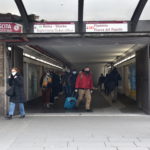 Uscita della Metro linea A Flaminio adiacente alla stazione ferroviaria Roma Nord Uscita della Metro linea A Flaminio adiacente alla stazione ferroviaria Roma Nord
