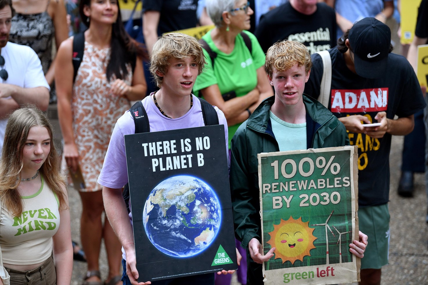 "Non esiste un pianeta di riserva", Sydney, Australia